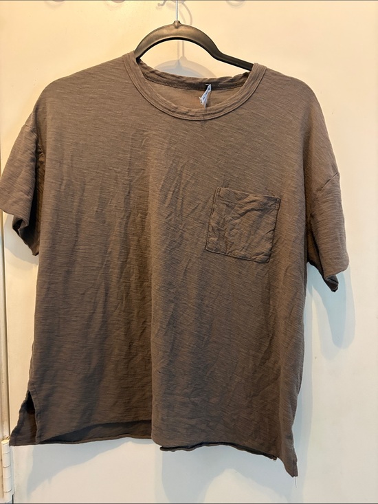 James Perse Tops - James Perse Women’s Short-Sleeve Pocket T-Shirt — Charcoal/ Size 2